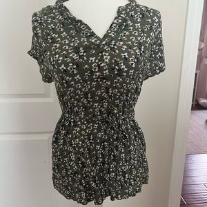 Floral Maternity Blouse